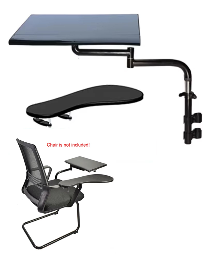 Tablet Lap Desk - Hyvarwey Penuh Gerakan Multifungsi Busur Kursi
