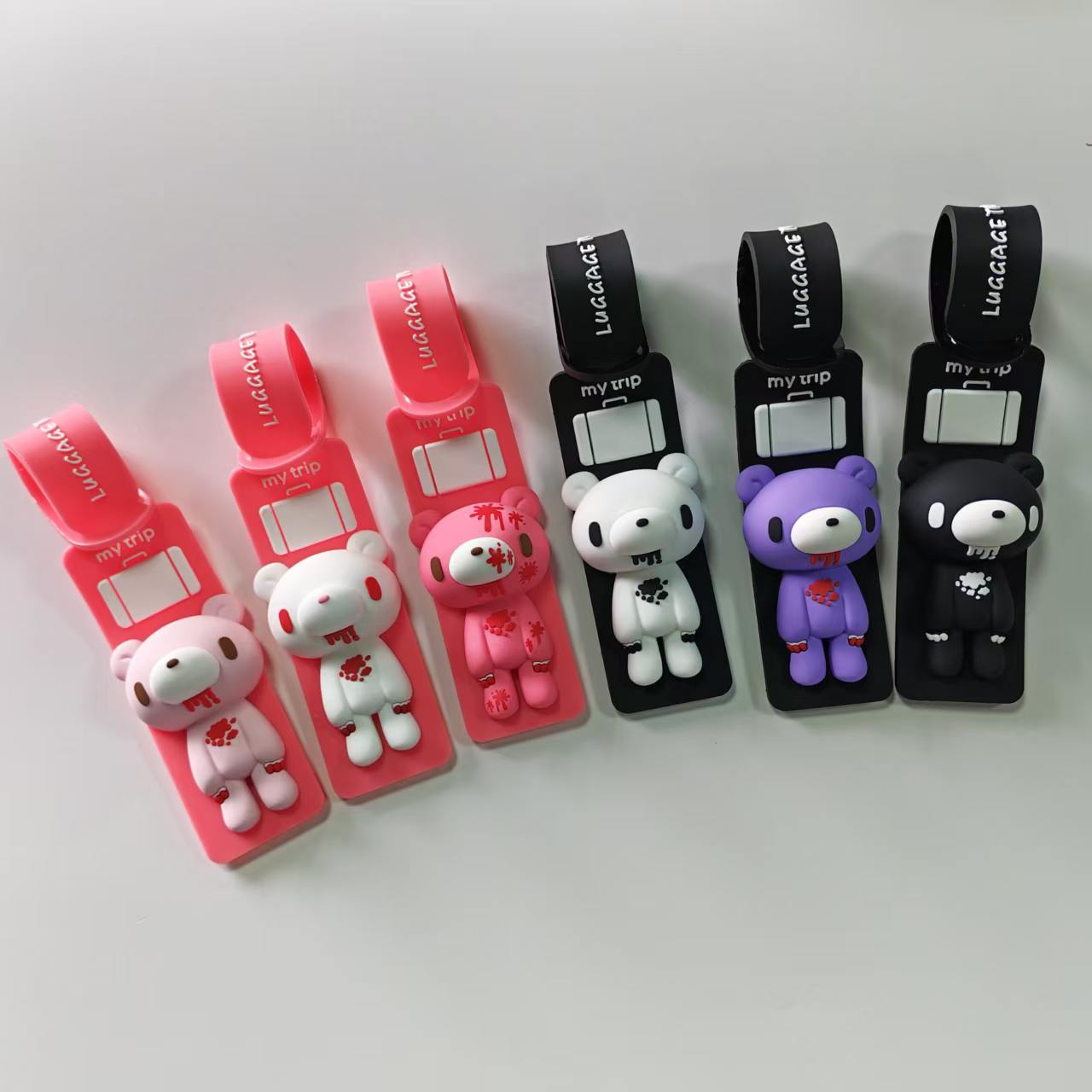 Tag Bagasi Silikon Beruang Kar - Tablet Cute Accessories ulasan dan harga