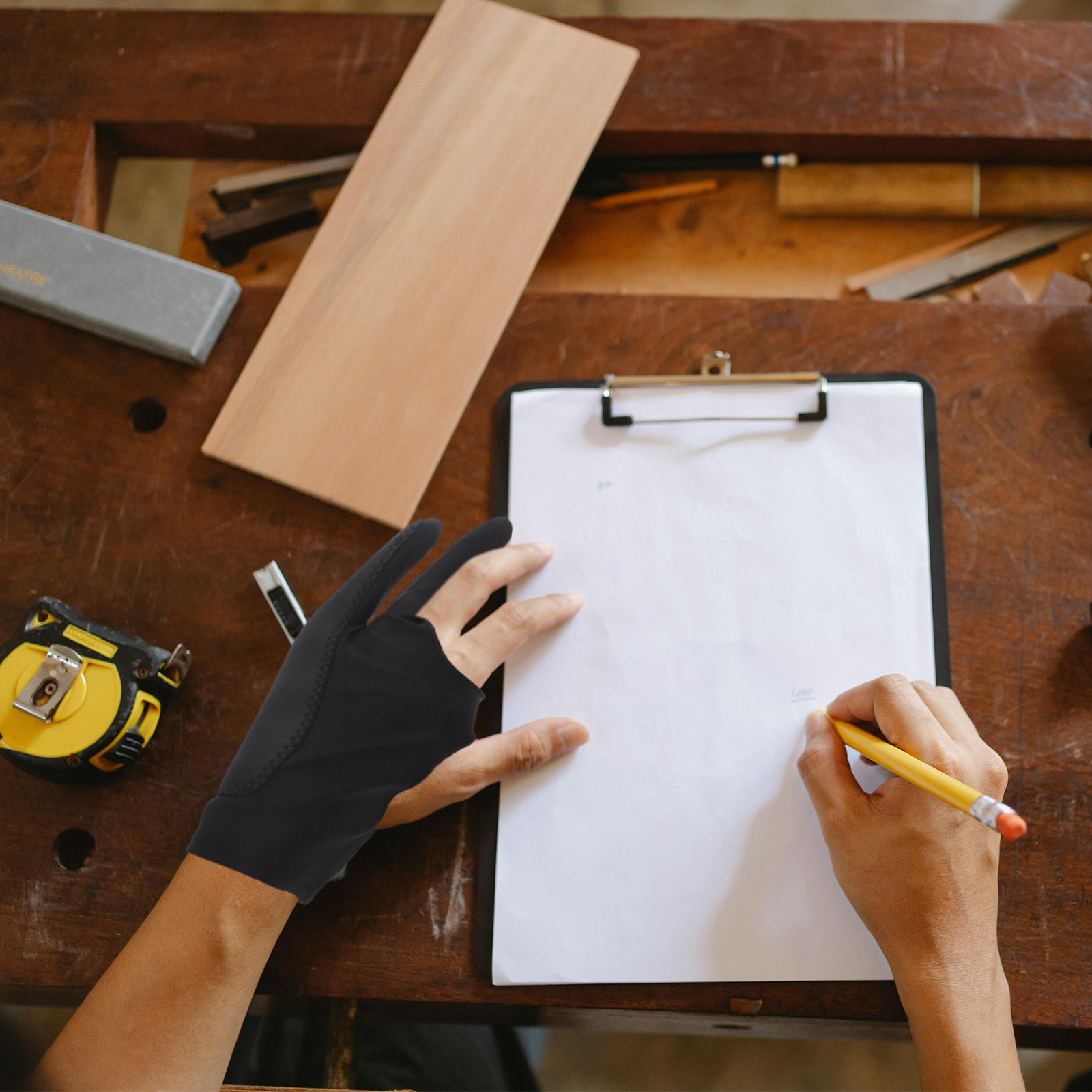 1 Pasang Sarung Tangan Gambar  - Drawing Glove Artist ulasan dan harga