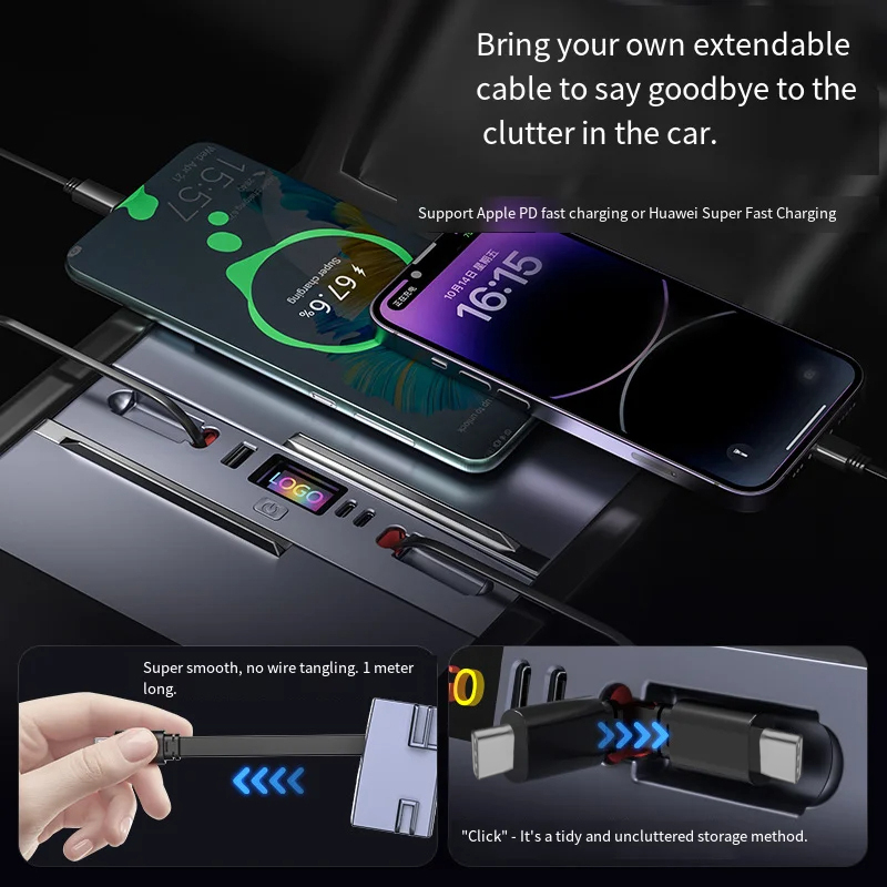 Hub Pengisi Daya Mobil dengan  - Usb Hub Type C ulasan dan harga